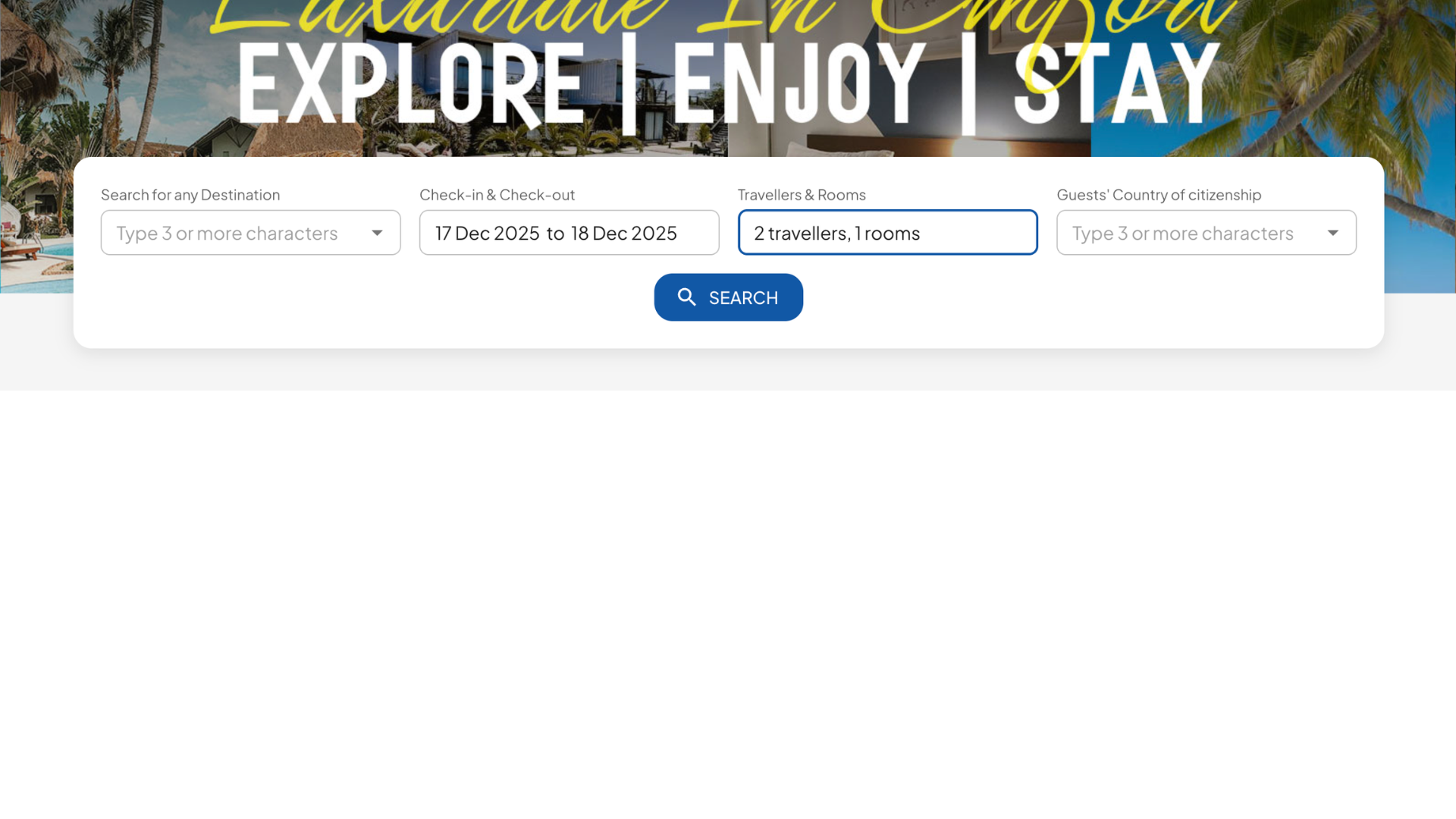 Travel Management Dashboard